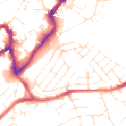 Daytime road noise heatmap for BS3 4LE