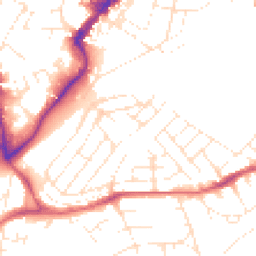 Daytime road noise heatmap for BS3 4LX