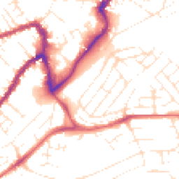 Daytime road noise heatmap for BS3 4NX