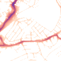 Daytime road noise heatmap for BS3 4PU