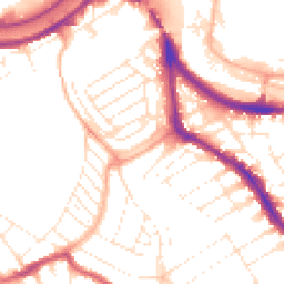 Daytime road noise heatmap for BS3 4RL