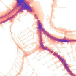 Daytime road noise heatmap for BS3 4RQ