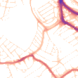 Daytime road noise heatmap for BS3 4SL