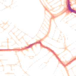 Daytime road noise heatmap for BS3 4ST