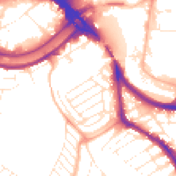 Daytime road noise heatmap for BS3 4TP