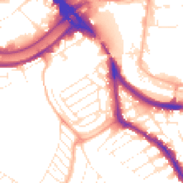 Daytime road noise heatmap for BS3 4TU