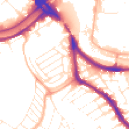 Daytime road noise heatmap for BS3 4UD