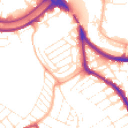 Daytime road noise heatmap for BS3 4UF
