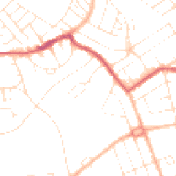 Daytime road noise heatmap for BS3 5DZ