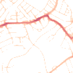 Daytime road noise heatmap for BS3 5EZ