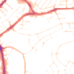 Daytime road noise heatmap for BS3 5LB