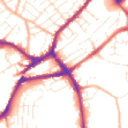 Daytime road noise heatmap for BS3 5PT