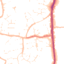 Daytime road noise heatmap for BS30 5LQ