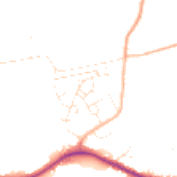 Daytime road noise heatmap for BS30 5PS