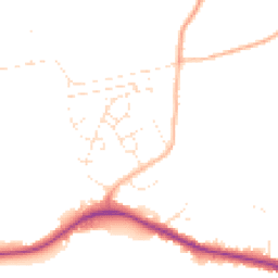 Daytime road noise heatmap for BS30 5PY