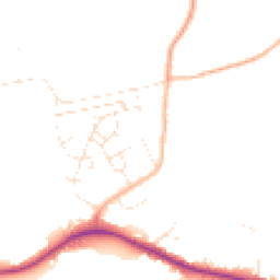 Daytime road noise heatmap for BS30 5QX