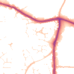 Daytime road noise heatmap for BS30 5WJ