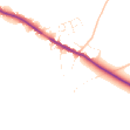 Daytime road noise heatmap for BS30 6HW