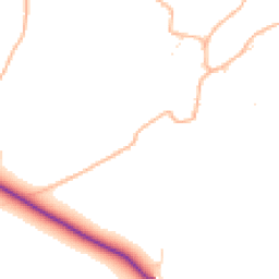 Daytime road noise heatmap for BS30 6LZ