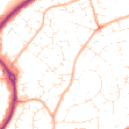 Daytime road noise heatmap for BS30 7BB