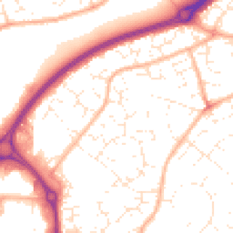 Daytime road noise heatmap for BS30 7BP