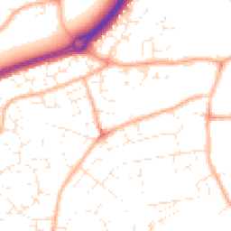 Daytime road noise heatmap for BS30 8BG
