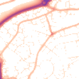 Daytime road noise heatmap for BS30 8DL