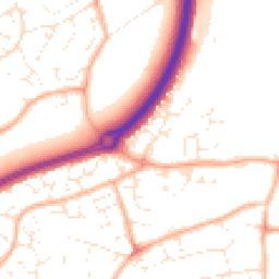 Daytime road noise heatmap for BS30 8GQ