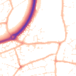 Daytime road noise heatmap for BS30 8GW