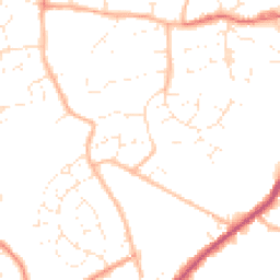 Daytime road noise heatmap for BS30 8QA
