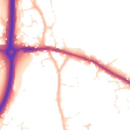 Daytime road noise heatmap for BS30 8XH
