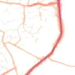 Daytime road noise heatmap for BS30 8YW