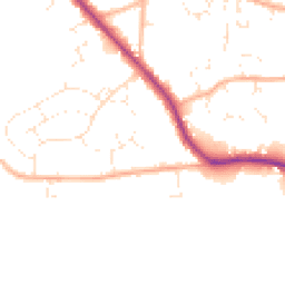 Daytime road noise heatmap for BS30 9AL