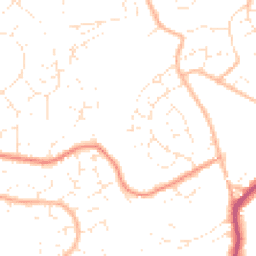 Daytime road noise heatmap for BS30 9SA