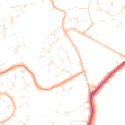Daytime road noise heatmap for BS30 9SG