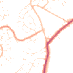 Daytime road noise heatmap for BS30 9SL