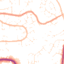 Daytime road noise heatmap for BS30 9YJ