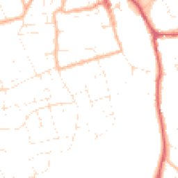 Daytime road noise heatmap for BS31 1AN