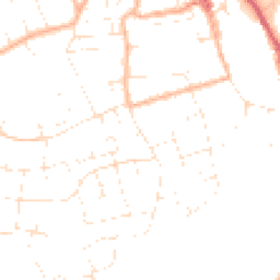 Daytime road noise heatmap for BS31 1AR