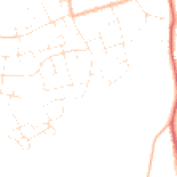 Daytime road noise heatmap for BS31 1AT