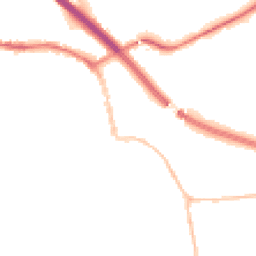 Night-time road noise heatmap for BS31 1ET