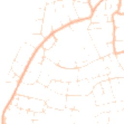 Daytime road noise heatmap for BS31 2NS