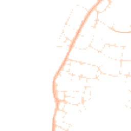 Daytime road noise heatmap for BS31 2RJ