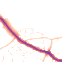 Daytime road noise heatmap for BS31 3BX
