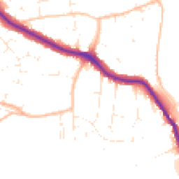 Daytime road noise heatmap for BS31 3HZ