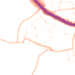 Daytime road noise heatmap for BS31 3LH