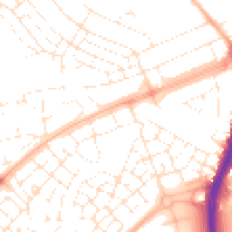 Daytime road noise heatmap for BS34 5AF