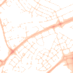 Daytime road noise heatmap for BS34 5AR