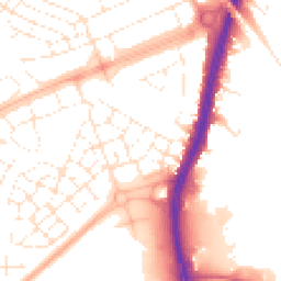 Daytime road noise heatmap for BS34 5BL