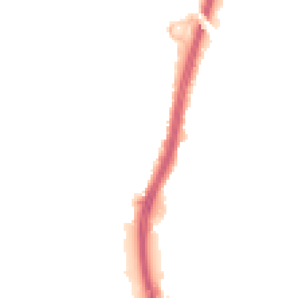 Night-time road noise heatmap for BS34 5BS